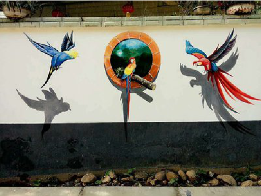 赤水视觉错位-3D墙绘设计