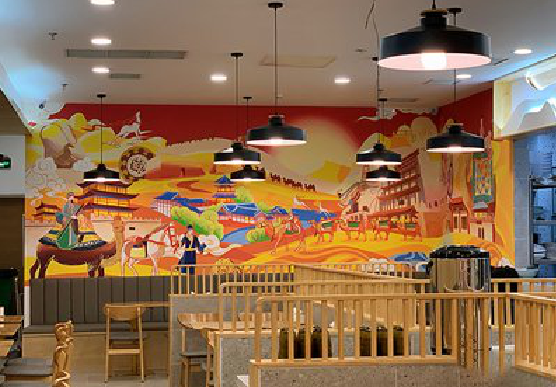 赤水商业空间彩绘介绍。