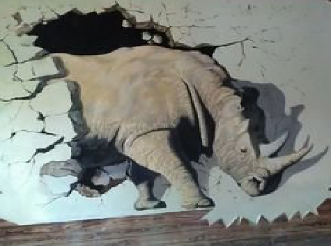 赤水在墙绘中，如何绘制3D效果？